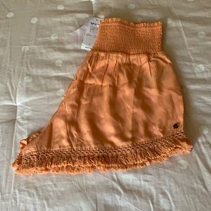 roxy fringed shorts
